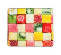 SDEGTHO Kiwi - Alfombrilla de mouse con borde de bloqueo de superficie lisa de sandía, base de goma duradera para un control preciso del cursor