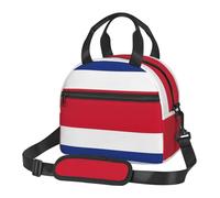 SDEGTHO Lonchera aislada con la bandera de Costa Rica para mujeres y hombres, reutilizable, para oficina, gimnasio, salidas