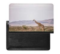 SDEGTHO Lonely Sandy Giraffe Funda protectora de documentos de viaje, funda para pasaporte para viajes internacionales y vacaciones