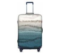 SDEGTHO Within The Tides - Funda elástica para maleta, a prueba de polvo, resistente a los arañazos, se adapta a equipaje con asa central para viajes, White, L