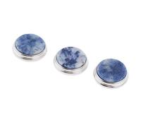 SDENSHI 3 Piezas Botones de Dedo Aleación Trompeta Accesorio de Instrumento - Azul