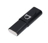 Sdfafrreg Estuche para Puros Portátil, Pequeño, Portátil, de Amplia Aplicación, Hermoso, Práctico, Simple, Elegante, Estuche para Puros, Interior Suave para Negocios Oficiales para Viajes