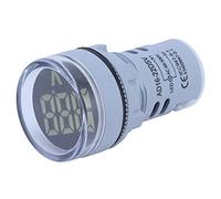 Sdfafrreg Indicador de Señal de Voltaje, Panel Indicador de Señal de Voltaje Fácil de Identificar Alto Brillo para Telecomunicaciones para Electricidad(Blanco)