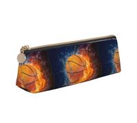 SDFHU 5DTPOS-500-1851d34892fa945d6c9f9ffe870ff - Estuche ligero y espacioso con cremallera triangular de gran capacidad para herramientas de escritura, White, Talla única