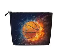 SDFHU 5DTPOS-500-1851d34892fa945d6c9f9ffe870ff - Neceser de maquillaje de una sola capa con cremallera, Negro -, Talla única