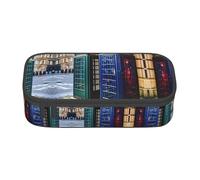 SDFHU Estuche multifuncional con impresión de cabina de teléfono británica, bolsa de almacenamiento de artículos de cosméticos, artículos de cosméticos para adultos