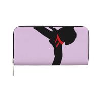 SDFHU Karate Boy Vector - Cinturón intercambiable con estampado a color para mujer, billetera moderna para viajes, 20 x 8 cm, bolso de mano casual, regalo para mujer, Negro -, Talla única, Arte