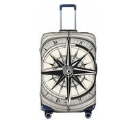 SDFHU Law of the Compass Navigation 1 - Funda protectora de equipaje personalizada, elástica, lavable, Negro -, L