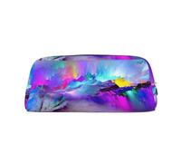 SDFHU Northern Lights - Estuche versátil con cremallera para adultos, con cremallera, multifuncional, con cremallera, Silver, Talla única