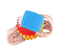 SDFK Juguetes educativos de Cubos de Velocidad 9x9x9, Rompecabezas 3D de Cubo mágico sin Pegatinas para Estudiantes