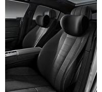 SDFSDEPIE 1 Piezas Reposacabezas Coche para Peugeot 508L/4008/5008, Asientos Apoya Cabezas Espuma Memoria Cervical Almohada Cómodo, Accesorios Coche,Black