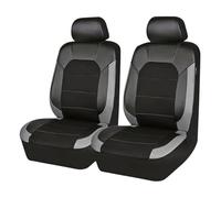 SDFSDEPIE Fundas Asientos Coche para Jeep Grand Cherokee Wrangler Sahara Altitude Summit, Transpirable Asiento Reposacabezas Juegos Cubreasientos Delanteros, Accesorios Coche Interior,Grey