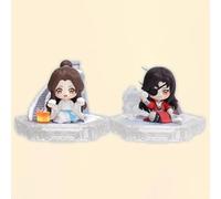 Sdfsed Figura de 10 cm Heaven Officials Blessing Xie Lian y Hua Cheng Figura de PVC Estatua de anime Figuras de acción Colección Modelo Decoración Muñeca Regalo (Tamaño: Transparente)