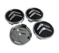 SDFSJJHB 4 Piezas Tapas Llantas, para Citroën 60mm C1 C2 C3 C4 C5 Coche Tapas Centrales Impermeable AntióXido de Rueda Embellecedor Accesorios,A