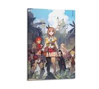 SDFUIJXCV Game Atelier Ryza's Alchemy 1 póster decorativo de lienzo para pared e impresión artística moderna para decoración de dormitorio familiar, 16 x 24 pulgadas (40 x 60 cm)