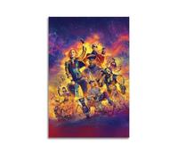 SDFUIJXCV Póster decorativo de la película Borderlands, 4 pósteres de pared e impresión artística moderna para decoración de dormitorio familiar, 20 x 30 cm