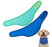 SDFWGG 2 Piezas Pañuelo Perro Refrescante Collar Refrigerante Perro Collar Refrigerante para Mascotas Perros Accesorios Bandana Enfriadora para Verano (L)