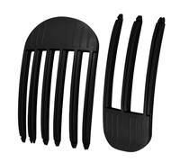 SDFWGG 2 Piezas Pinzas Voluminizadoras para Cabello Clips Sin Costuras para Peinar Pinzas para Raíz del Cabello para Volumen Instantáneo y Estilo Fluffy (Negro)
