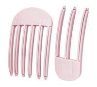 SDFWGG 2 Piezas Pinzas Voluminizadoras para Cabello Clips Sin Costuras para Peinar Pinzas para Raíz del Cabello para Volumen Instantáneo y Estilo Fluffy (Rosa)