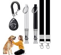 SDFWGG 2 Piezas Silbato para Perros Ultrasónico Silencioso de Adiestramiento para Perros Colgante Portátil con Cordón Silbato Perro Profesional Ayudas para Recordar (Conjunto B)