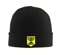 SDFXCDR Calor Invernal, 2025 Nuevo Beitar Jerusalén FC Gorros de Gorro Vintage Adulto Unisex Sport Outdoor Knit Hat Otoño Invierno Gráfico Térmica B