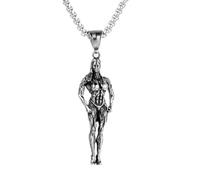 SDFXCDR Collar para hombre, popular collar con colgante de aleación de estilo retro hip-hop, se vende bien en Europa y América.