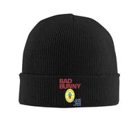 SDFXCDR DTMF Debi Tirar Mas Fotos Sombrero Otoño Invierno Gorros Baggy Bad Bunny Cap Female Male Acrílico Gorras Punto Calor Invierno