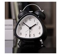SDGBCXD Despertador, Reloj mecánico silencioso a Pilas con Campana for Oficina(Black)