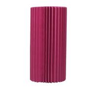 SDGBCXD Expositor de columnas, Pedestales de exhibición columnas Papel Plegables Redondas con Disco acrílico, Soportes cilíndricos for centros Mesa Tartas(Red Diameter 30cm,60cm)