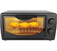 SDGBCXD Horno pequeño, Mini Horno eléctrico Negro de 10 l, utensilio extraíble Multifuncional for Hornear en el hogar