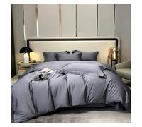 SDGBCXD Juego de Cama, Juegos de Cama algodón Egipcio, Ropa, sábanas Color sólido, Funda Almohada, nórdica Queen King(A,RU Europe)