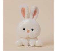 SDGBCXD Peluche, Elefante de Peluche, Oveja, Lindo, Cerdo Rosa, for bebés, niños(Little White Rabbit)