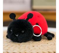 SDGBCXD Peluche, Juguete de Peluche Insectos, Juguete, Lindo Llavero Oruga Abeja araña, Insecto, Regalo for niñas y niños(Ladybird)