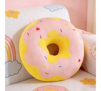 SDGBCXD Peluche, Lindo Juguete de Peluche Donut, Almohada cojín Suave, una for decoración del hogar, Adecuada como Regalo for niños o niñas(Pink,40cm)