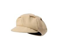 SDGBCXD Sombrero, Boina de Lana Invierno for Mujer, Boina clásica Tejida con Visera, Gorra Taxista, otoño y Primavera(Khaki 98)