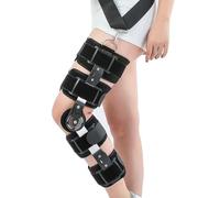 SDGBCXD Soporte Estable, fácil de Mover. Muleta Manos Libres for Personas Mayores y rehabilitación, Rodillera con bisagra, diseño de Hebilla Correa for el Hombro