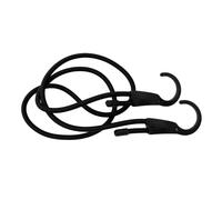 SDGBCXD Sujetar， Correa elástica Ajustable de 1,5 m/3 Pulgadas for tendedero Coche, Cuerda Multifuncional for Equipaje Motocicleta, Suministros Viaje for conducción autónoma(1.5m Black)