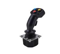 sdgERYEeg Joystick industrial, SMC61A3 Botón de mano un solo eje resistencia varilla empuje con sensación central, manija operación controlador balancín Tram(Output Can)