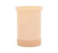 sdgERYEeg portautensilios, Soporte de plástico Duradero for Utensilios Cocina encimera, Organizador con patrón Vertical, Bloque Cuchillos(Pink)