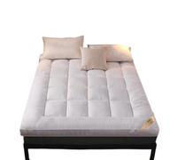 SDGHH-8MMDM Suelo Plegable Espesar Colchón Acolchado Colchón Espuma De Memoria Respirable Colchón De Futón Estera para Dormir Tatami De Piso Futón Colchón,Blanco,200X220cm