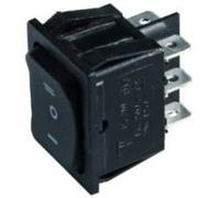 SDGstore Desviador doble de 6 polos automático, 35 A, 12 V, 15 A, 250 VAC, color negro, ideal para taladros de coche, persianas y persianas