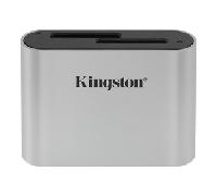 Kingston Technology Lector de tarjetas SDHC/SDXC UHS-II de doble ranura para flujo de trabajo USB 3.2 Gen 1