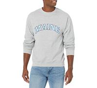 SDI NCAA Maine Osos Negros 50/50 Mezcla 8-Ounce Vintage Arco Cuello Redondo Sudadera, Hombre, Sport Grey