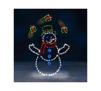 SDIGV Christmas Snowman, Xmas Snowman Decoration Led Lights Xmas Holiday Family Party Decoration