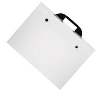 SDIUAKBV Bolsa Portafolio de Arte Carpeta de Mano con Clip for álbum A3, Impermeable, for Archivos, Pinturas y Suministros Profesionales for Artistas(Transparent)