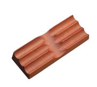 SDIUAKBV Expositor de Plumas Estilográficas Estantería for pluma estilográfica Soporte de mesa for pluma de tres canales Soporte de exhibición de madera de caoba de tres canales