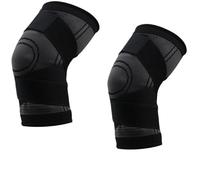 SDIUAKBV Manga de Compresión para Pierna Rodilleras deportivas presurizadas, rodillera elástica, soporte for Fitness, baloncesto, voleibol, Protector, 2 uds Para los deportes(2PCS Black,XL)
