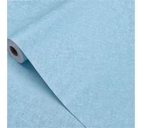 SDIUAKBV Papel Pintado Papel tapiz de seda negra en relieve, autoadhesivo, vinilo extraíble, impermeable, for decoración muebles Para sala de estar(Blue,3.0mx45cm)