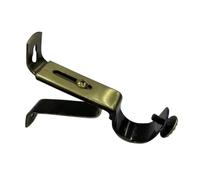 SDIUAKBV Soporte Barra Cortina 2 Soportes for Barras de Cortina Metal | Soportes ajustables for barra de cortinas, accesorios de abrazadera de Clip de fijación de barra transversal fija(Green)