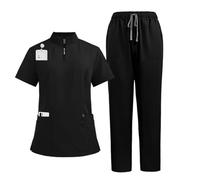 SDIUAKBV Uniforme Enfermera Bata de Laboratorio, Pantalones, Conjunto Uniforme médico quirúrgico, Ropa Trabajo Hospital, Traje for Mascotas, Enfermera para Mujeres(Color 5,M)